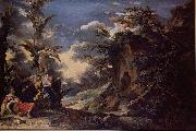 Salvator Rosa Jacob Dream oil painting